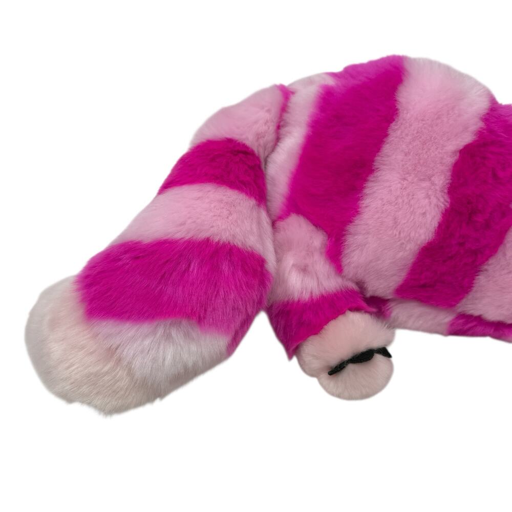 Disney Alice In Wonderland Cheshire Cat Plush PlushieToy Pink Purple Striped 19" - Picture 8 of 11
